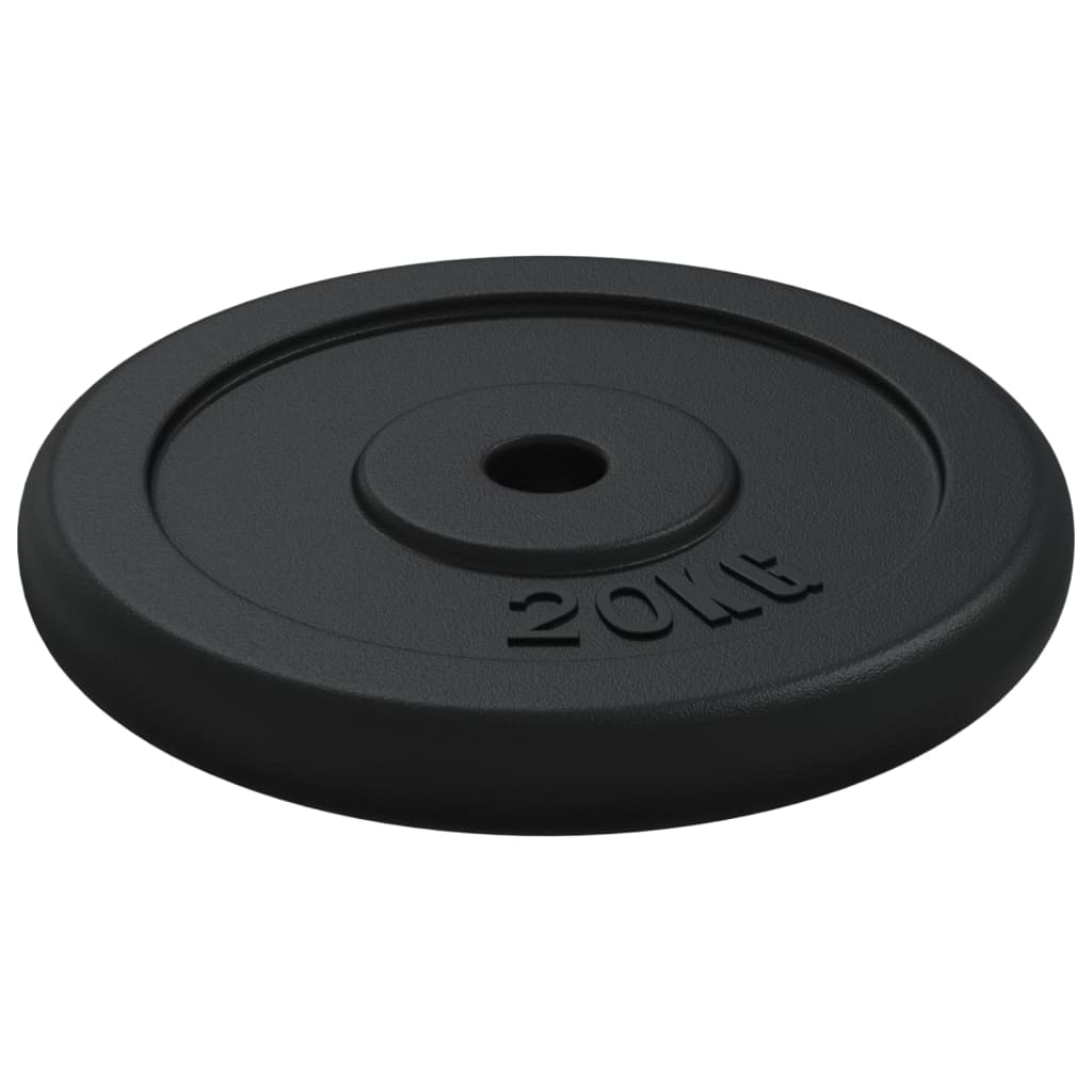 vidaXL Hantelscheibe 40 kg Gusseisen