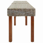 vidaXL Bank Natur 160 x 35 x 45 cm Massivholz Mango