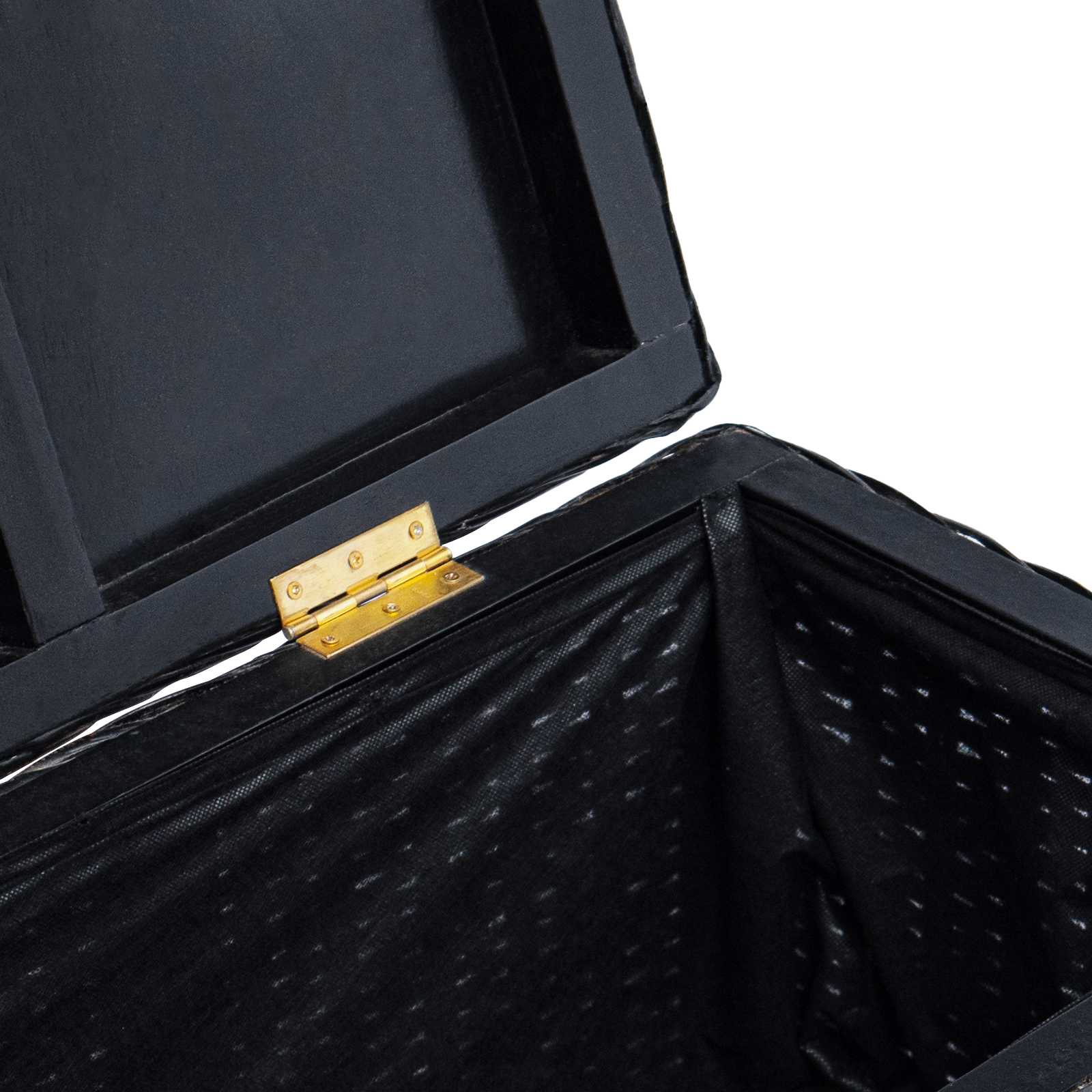 vidaXL Aufbewahrungsbox mit Speicher Schwarz 110 x 35 x 45 cm