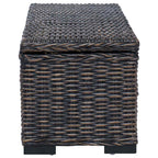 vidaXL Aufbewahrungsbox mit Speicher Schwarz 110 x 35 x 45 cm