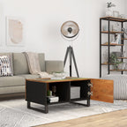 vidaXL Couchtisch 80x50x40 cm Altholz Massiv & Holzwerkstoff