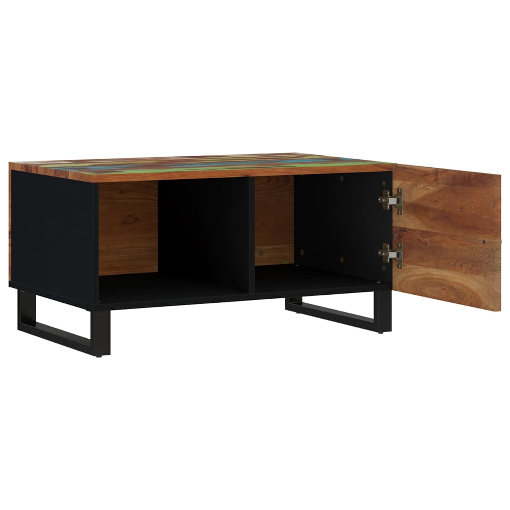 vidaXL Couchtisch 80x50x40 cm Altholz Massiv & Holzwerkstoff