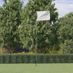 vidaXL Teleskop-Fahnenmast Silbern 5,5 m Aluminium