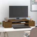 vidaXL Monitorständer Honigbraun 70x27,5x15 cm Massivholz Kiefer