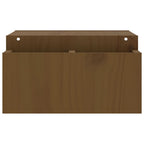vidaXL Monitorständer Honigbraun 70x27,5x15 cm Massivholz Kiefer
