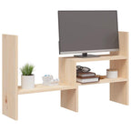 vidaXL Monitorständer (39-72)x17x43 cm Massivholz Kiefer
