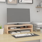 vidaXL Monitorständer (52-101)x22x14 cm Massivholz Kiefer