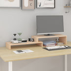 vidaXL Monitorständer (52-101)x22x14 cm Massivholz Kiefer