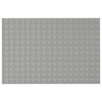 vidaXL Gewichtsdecke Grau 120x180 cm 5 kg Stoff