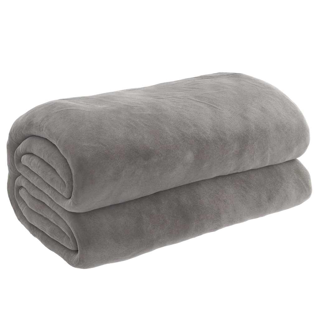 vidaXL Gewichtsdecke mit Bezug Grau 120x180 cm 5 kg Stoff