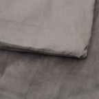 vidaXL Gewichtsdecke mit Bezug Grau 120x180 cm 5 kg Stoff