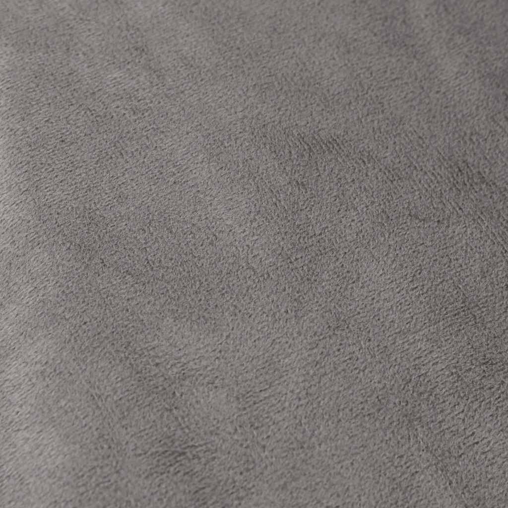 vidaXL Gewichtsdecke mit Bezug Grau 120x180 cm 5 kg Stoff