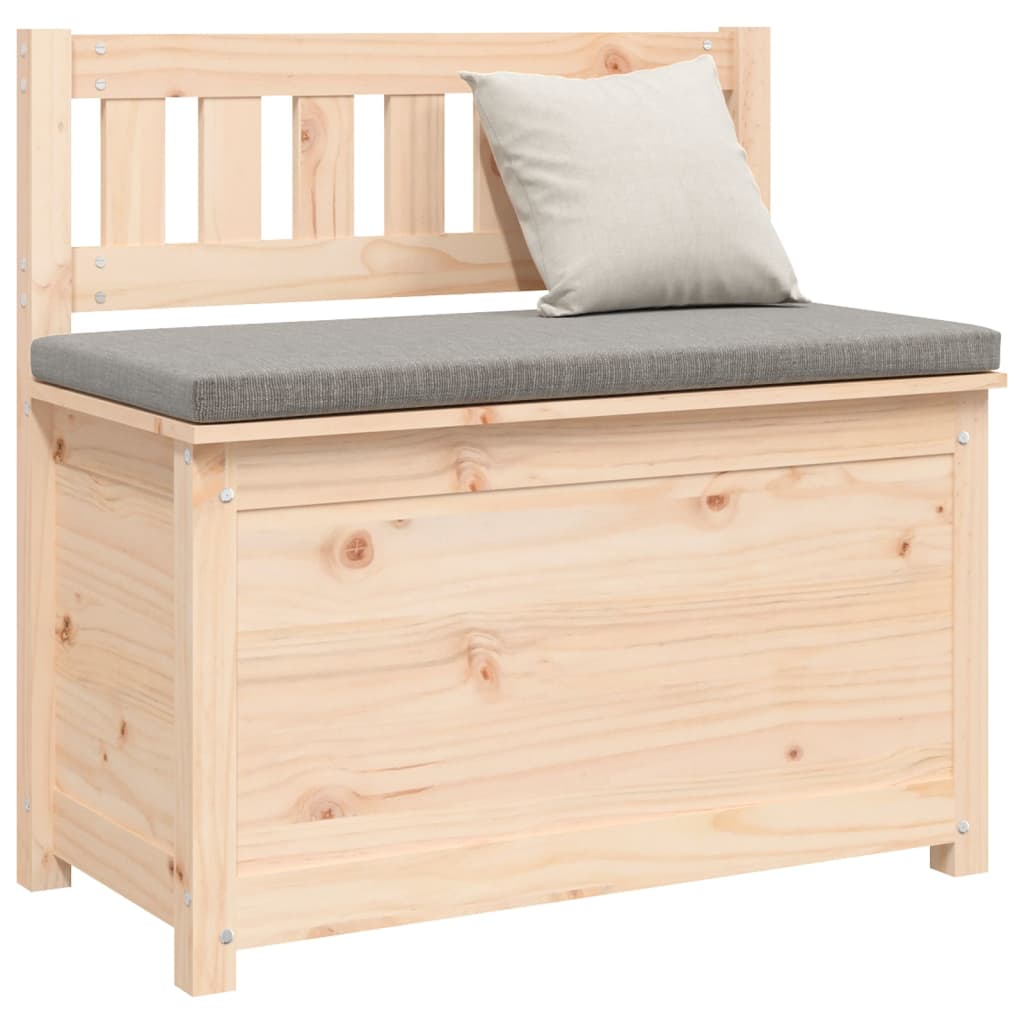 vidaXL Sitzbank 80x41x77 cm Massivholz Kiefer