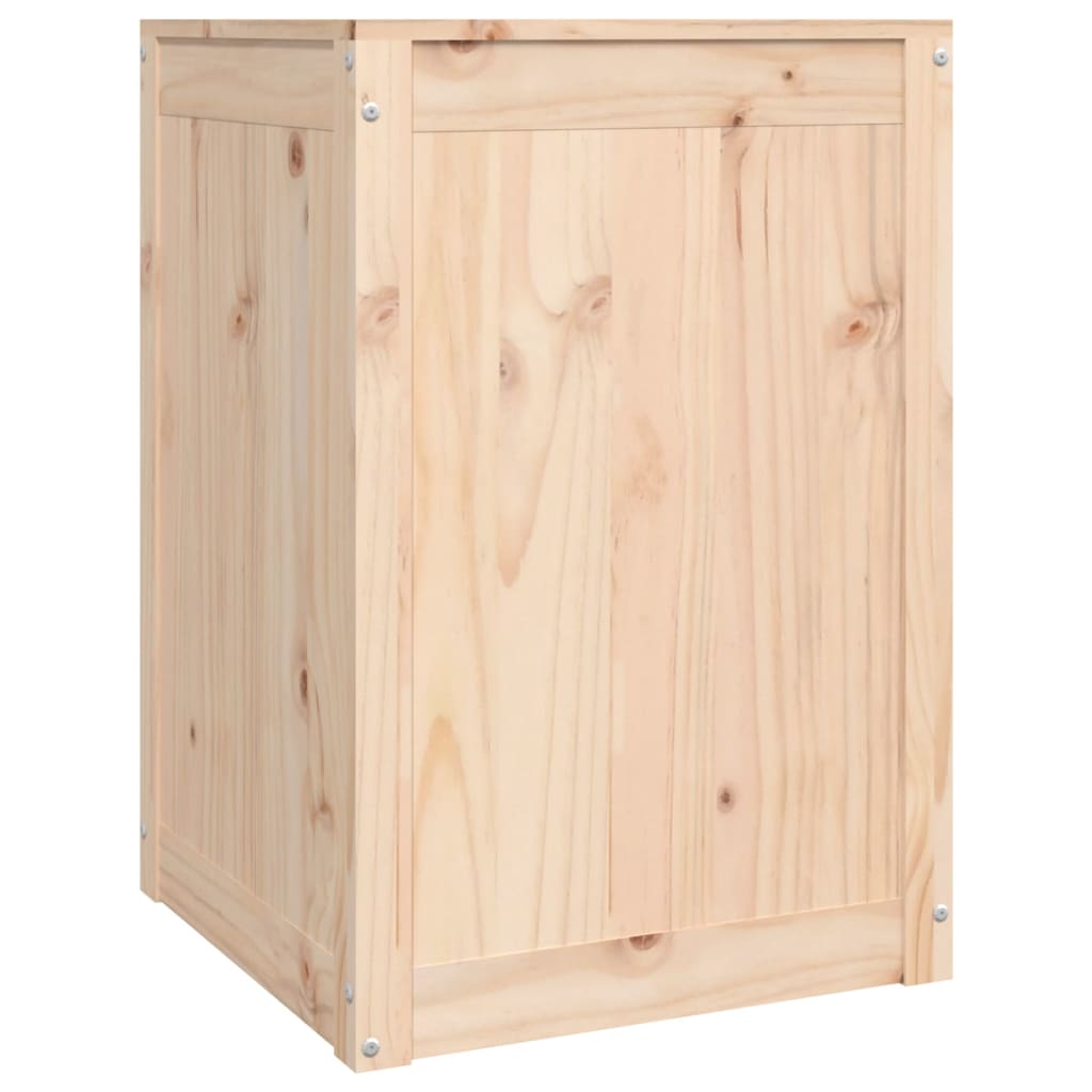 vidaXL Wäschetruhe 44x44x66 cm Massivholz Kiefer