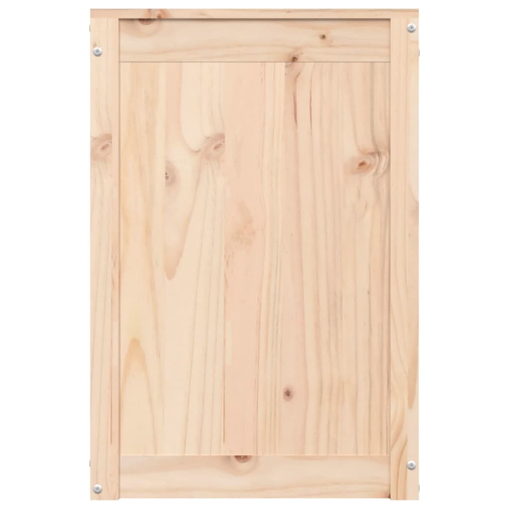 vidaXL Wäschetruhe 44x44x66 cm Massivholz Kiefer