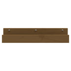 vidaXL Wandregale 2 Stk. Honigbraun 50x12x9 cm Massivholz Kiefer