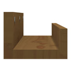 vidaXL Wandregale 2 Stk. Honigbraun 50x12x9 cm Massivholz Kiefer