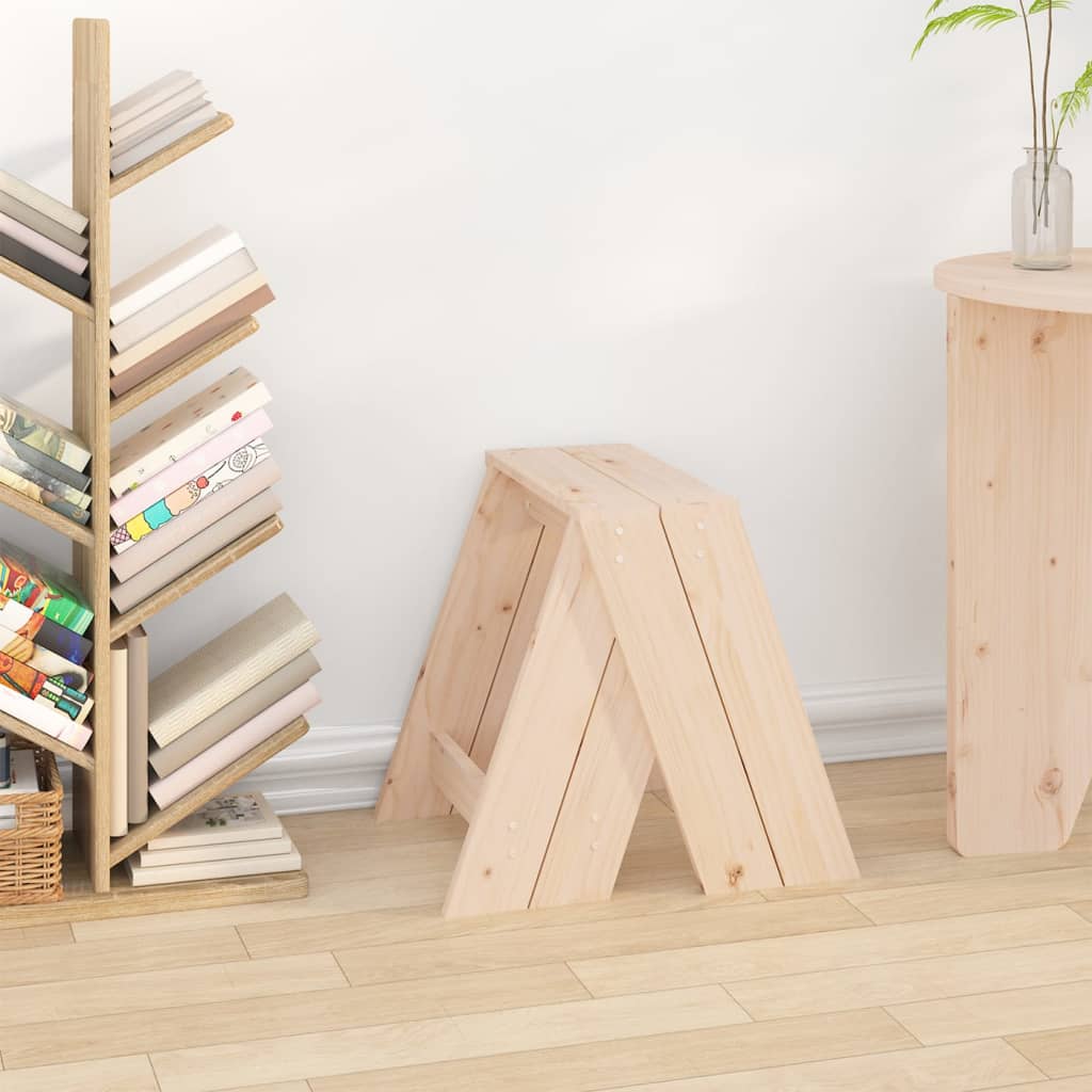 vidaXL Hocker 2 Stk. 40x40x45 cm Massivholz Kiefer