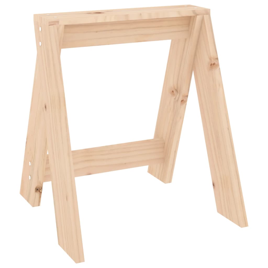 vidaXL Hocker 2 Stk. 40x40x45 cm Massivholz Kiefer