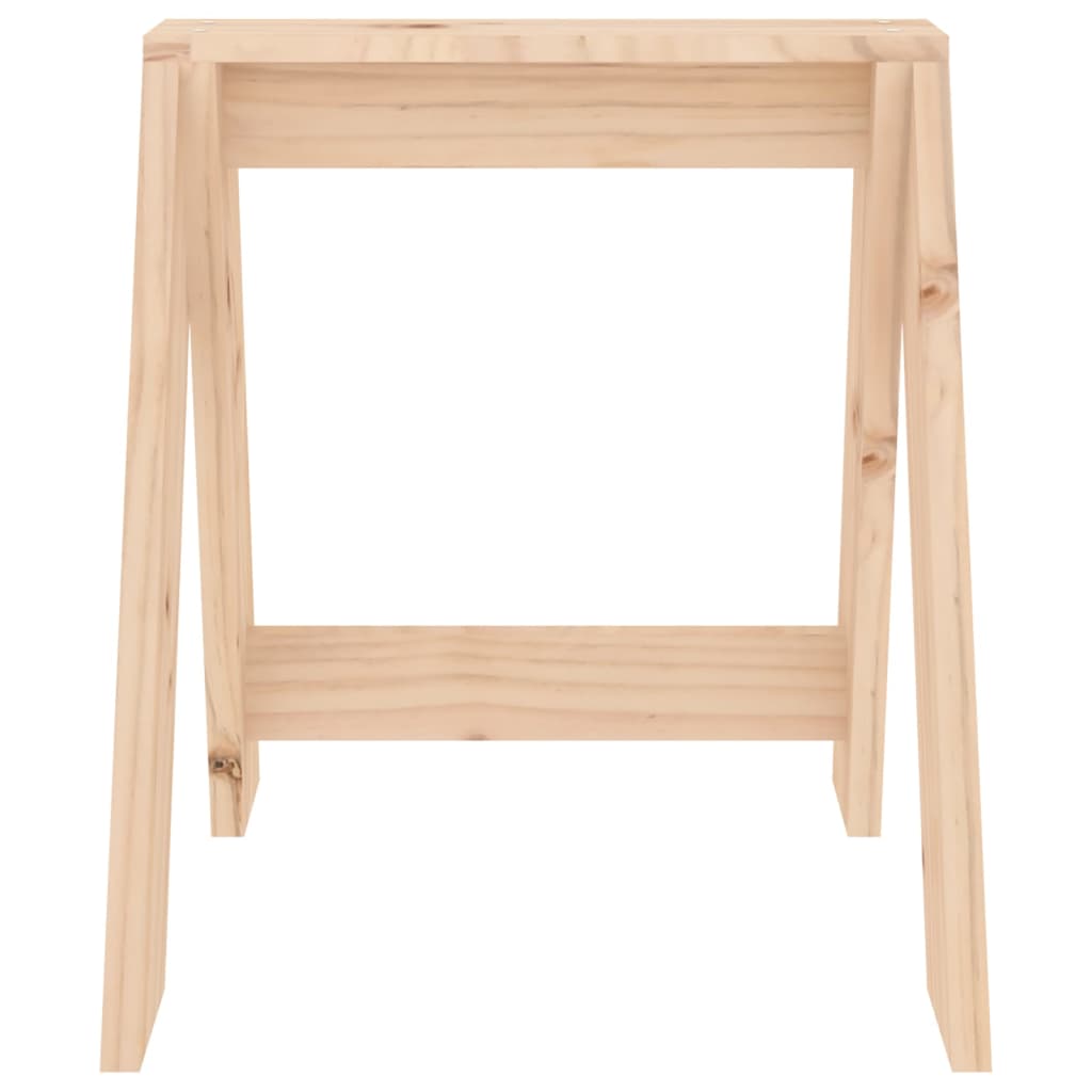 vidaXL Hocker 2 Stk. 40x40x45 cm Massivholz Kiefer