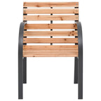 vidaXL Gartenstühle 2 Stk. Massivholz Tanne