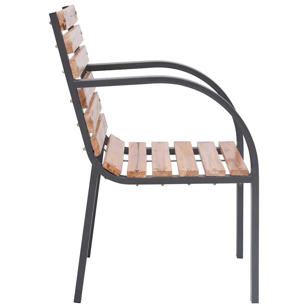 vidaXL Gartenstühle 2 Stk. Massivholz Tanne