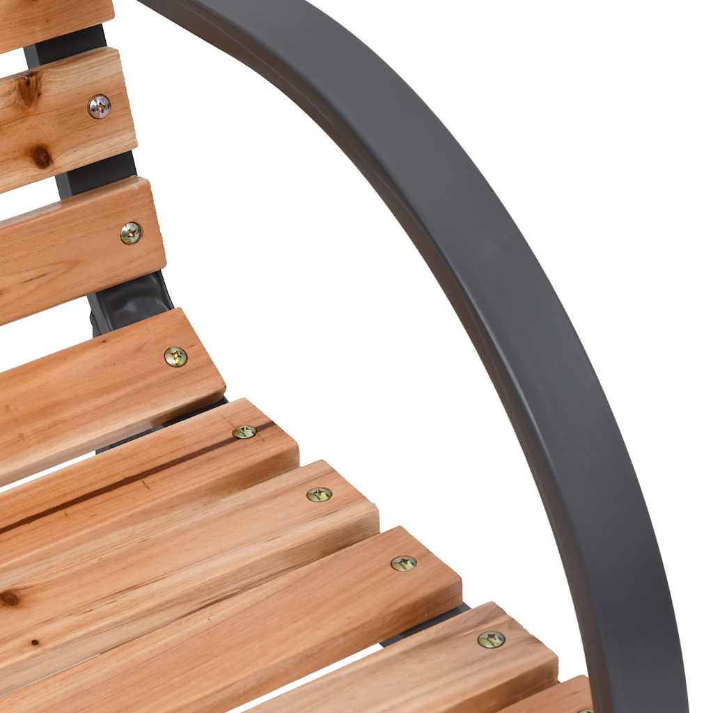 vidaXL Gartenstühle 2 Stk. Massivholz Tanne