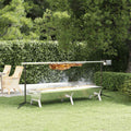 vidaXL Rotisserie-Grill Automatisch Edelstahl