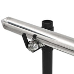 vidaXL Automatischer Grillspieß mit Motor Edelstahl 150x46,5x82,5 cm
