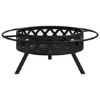 vidaXL Feuerschale mit Schürhaken 70 cm XXL Stahl