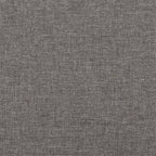 vidaXL Sessel mit Hocker Dunkelgrau 60 cm Stoff