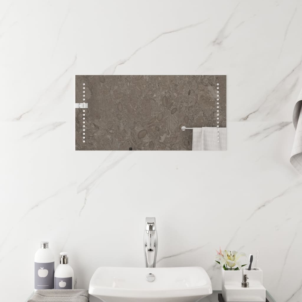 vidaXL LED-Badspiegel 30x60 cm