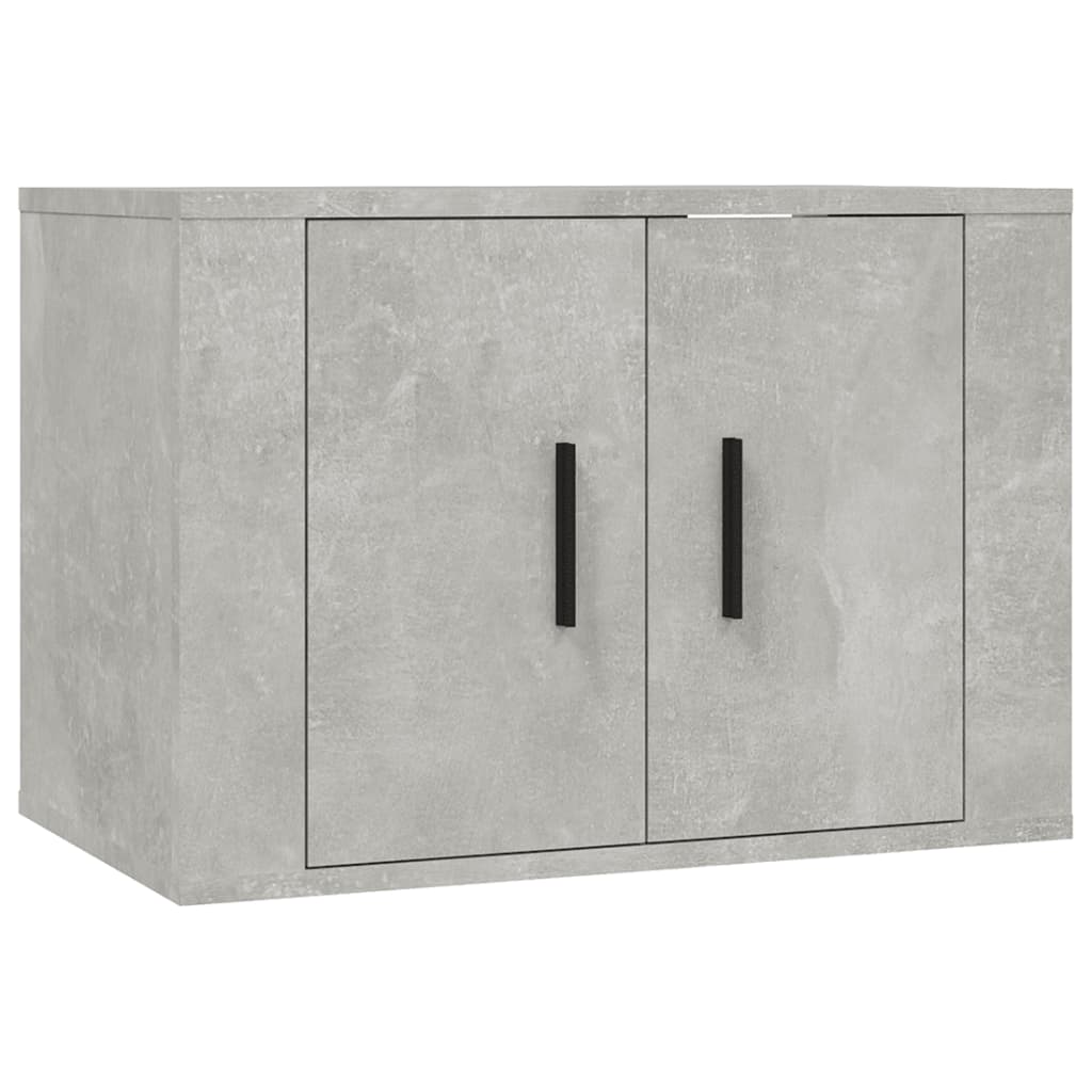vidaXL TV-Wandschrank Betongrau 57x34,5x40 cm