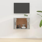 vidaXL TV-Wandschrank Betongrau 57x34,5x40 cm