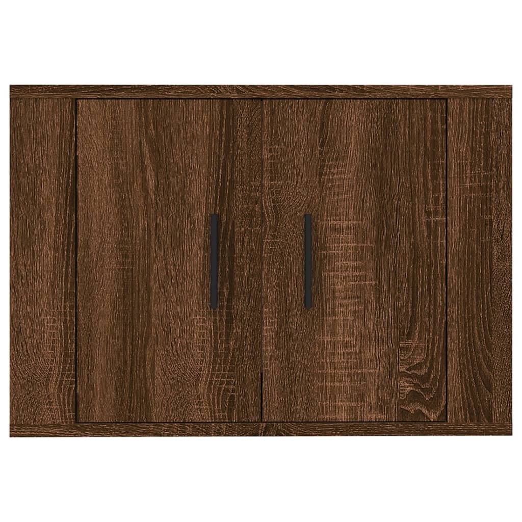 vidaXL TV-Wandschrank Braun Eichen-Optik 57x34,5x40 cm