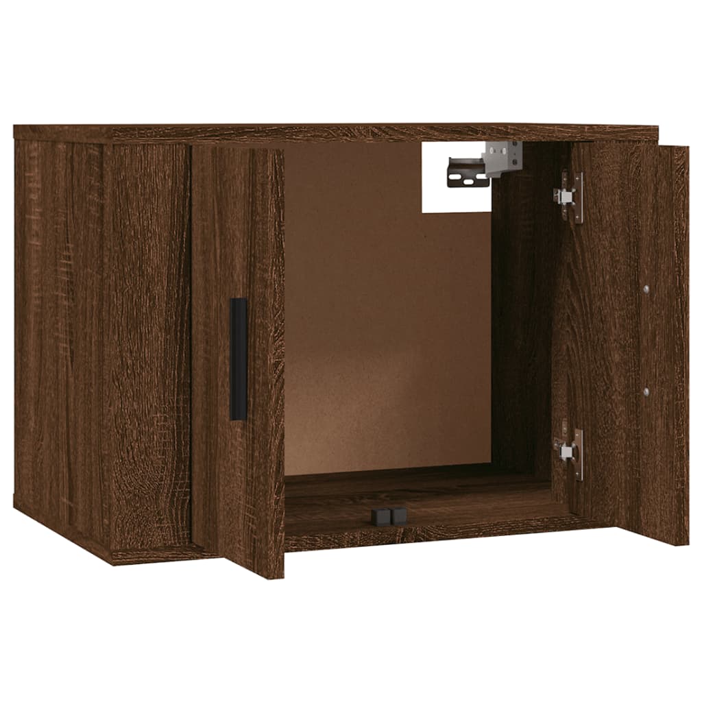 vidaXL TV-Wandschrank Braun Eichen-Optik 57x34,5x40 cm