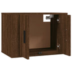 vidaXL TV-Wandschrank Braun Eichen-Optik 57x34,5x40 cm