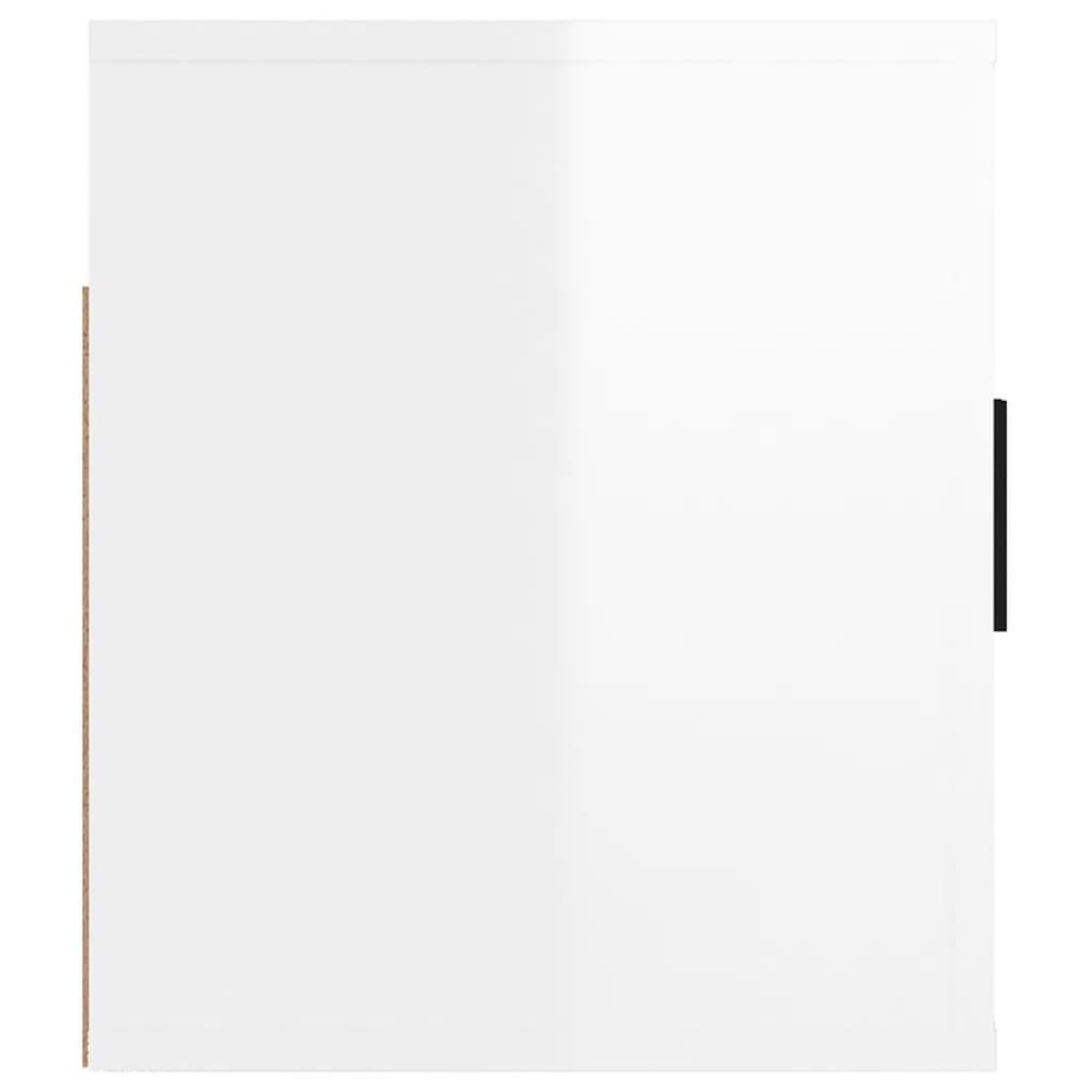 vidaXL TV-Wandschrank Hochglanz-Weiß 80x34,5x40 cm