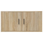 vidaXL TV-Wandschrank Sonoma-Eiche 80x34,5x40 cm