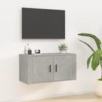 vidaXL TV-Wandschrank Betongrau 57x34,5x40 cm