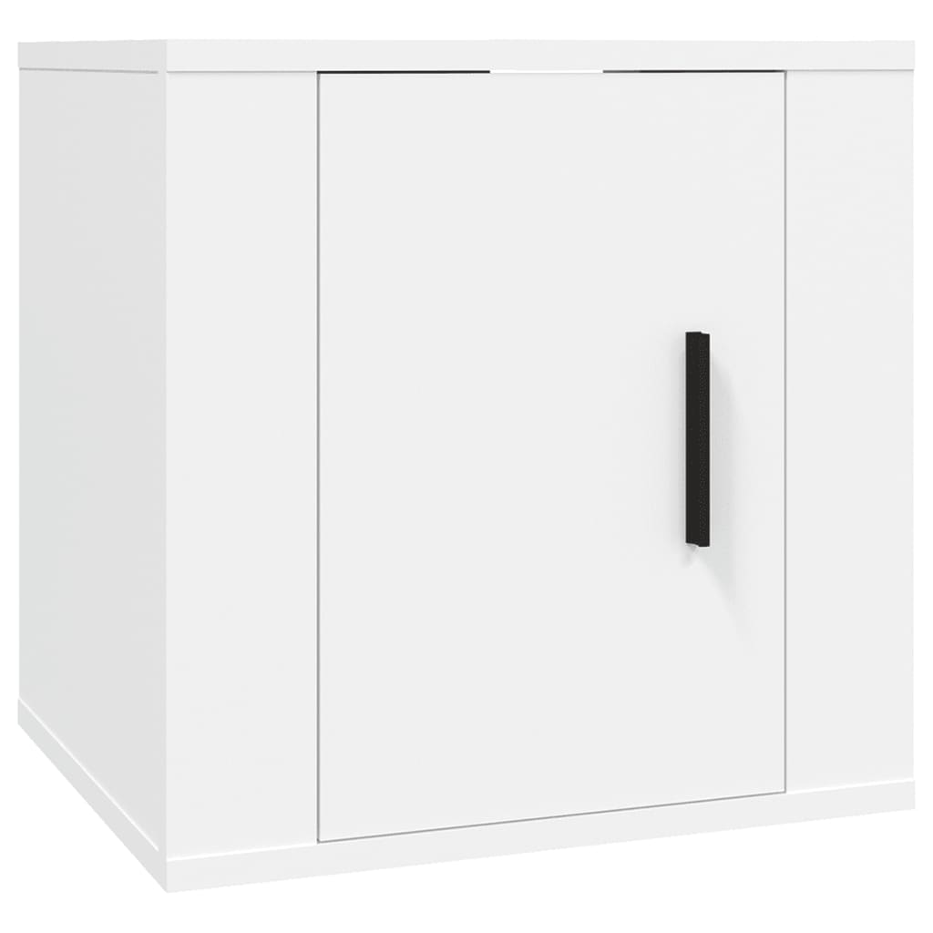 vidaXL TV-Wandschränke 2 Stk. Weiß 40x34,5x40 cm