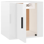 vidaXL TV-Wandschränke 2 Stk. Hochglanz-Weiß 40x34,5x40 cm