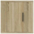 vidaXL TV-Wandschränke 2 Stk. Sonoma-Eiche 40x34,5x40 cm