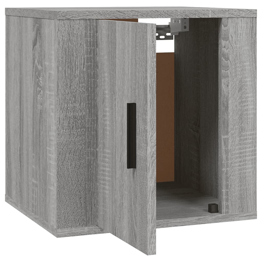 vidaXL TV-Wandschränke 2 Stk. Grau Sonoma 40x34,5x40 cm