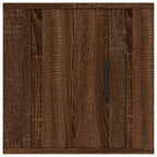 vidaXL TV-Wandschränke 2 Stk. Braun Eichen-Optik 40x34,5x40 cm