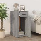 vidaXL Büroschrank Grau Sonoma 40x49x75 cm Holzwerkstoff
