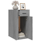 vidaXL Büroschrank Grau Sonoma 40x49x75 cm Holzwerkstoff