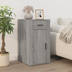 vidaXL Büroschrank Grau Sonoma 40x49x75 cm Holzwerkstoff