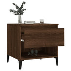 vidaXL Beistelltische 2 Stk. Braun Eichen-Optik 50x46x50 cm