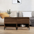 vidaXL Beistelltische 2 Stk. Braun Eichen-Optik 50x46x50 cm